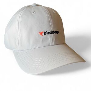 Birddogs White Performance Hat Adjustable Athletic Cap NWOT